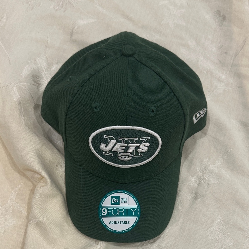New Era Green Jets Adjustable Hat